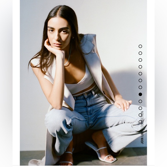 Zara Faux Suede Belted Vest - Picture 8 of 11